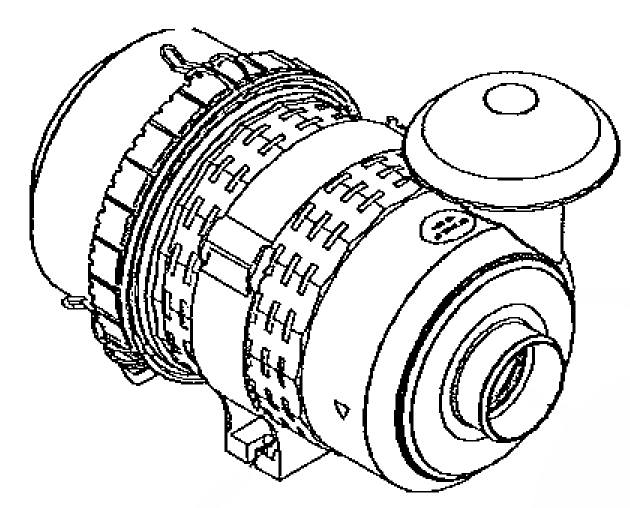 Air Filter, 8" MH 3" Outlet