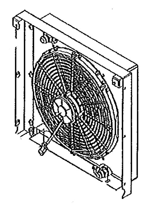 Cooler, Cmpr & Hyd with Fan - 24 VDC