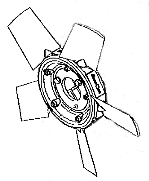 Fan, 15.50" Dia Pusher