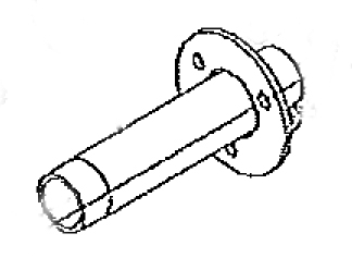 Pipe Nipple - 3/4 x 6 w/ Flange Con Ed